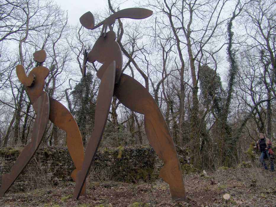 Agnes Keil, `Chumm´ Ankauf ile-art-Skulpturenpark Malans, Frankreich, 4,2m H, 2,5t